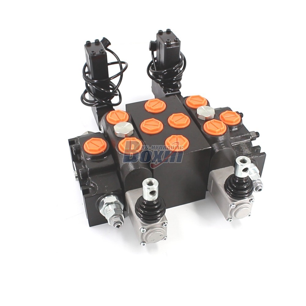 Automated DCV200 2 Spool Sectional Directional Valve with Electric Motor main image